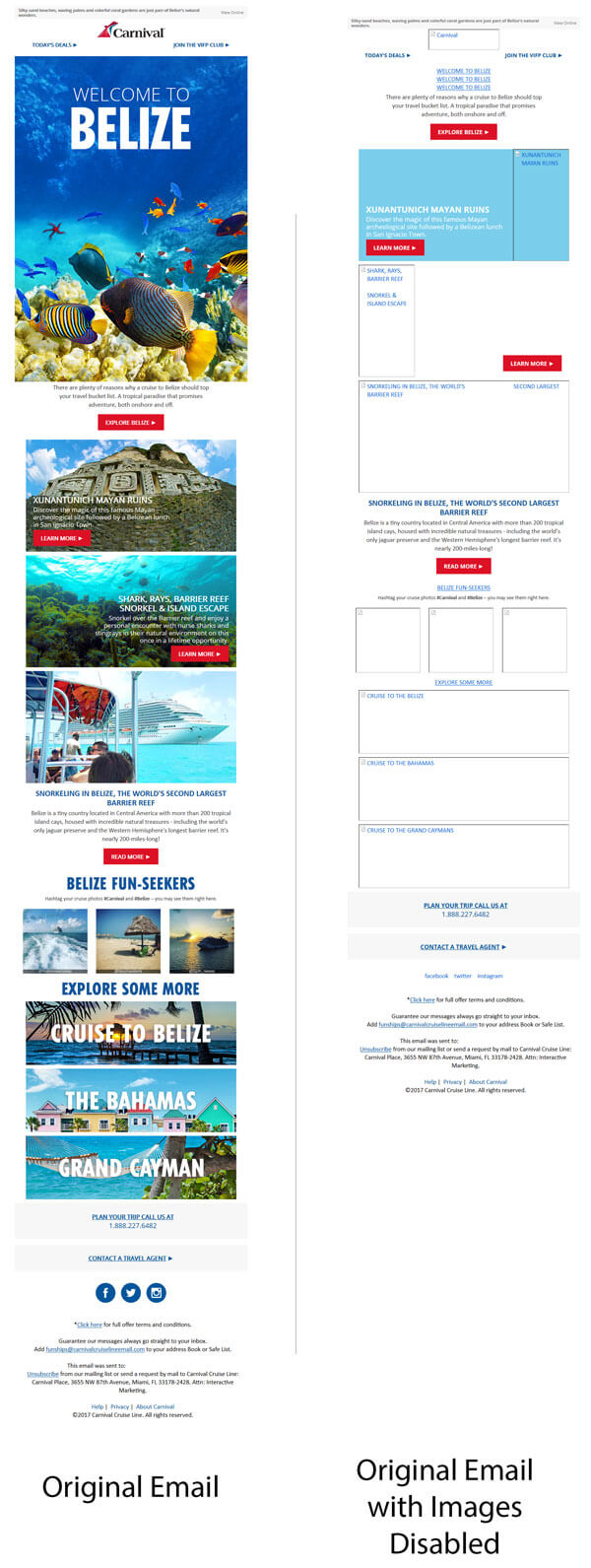 carnival cruise line email