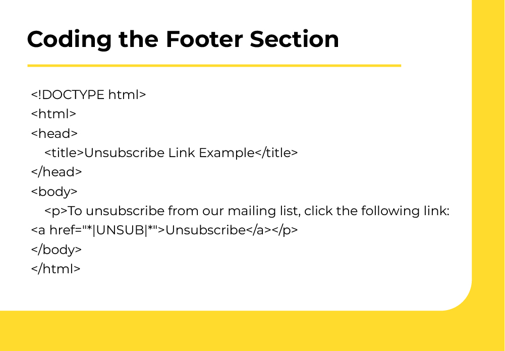 Coding the Footer Section
