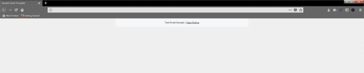 Create email HTML Template View Online