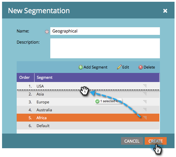 Adding Segments