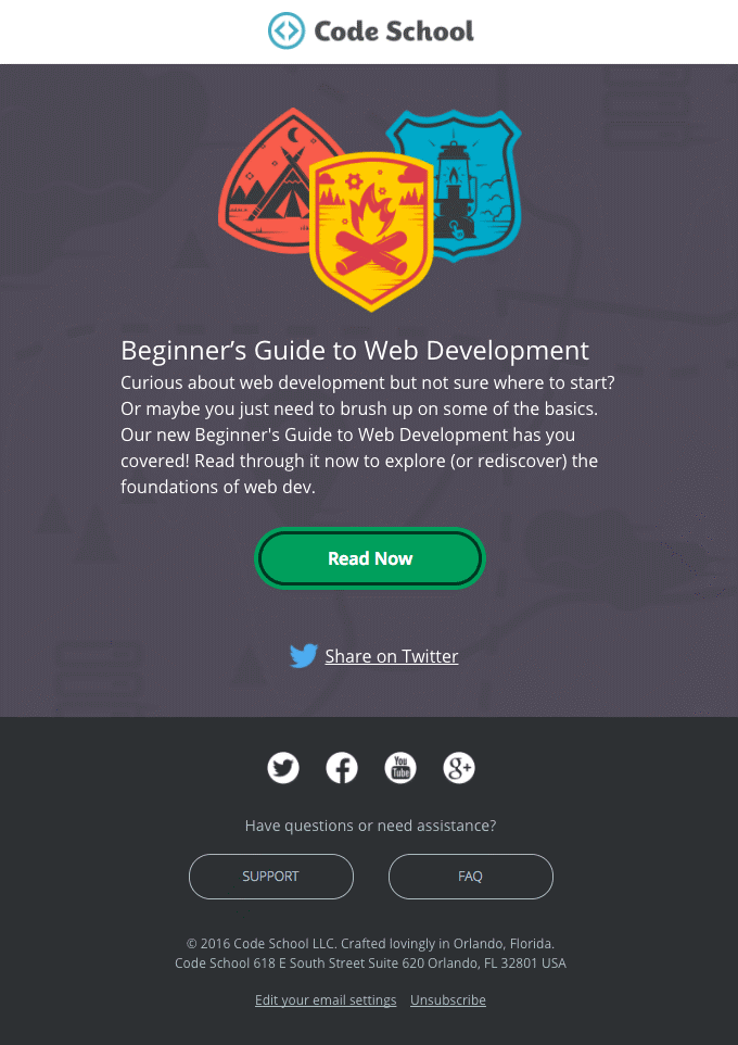 Code School Email Template