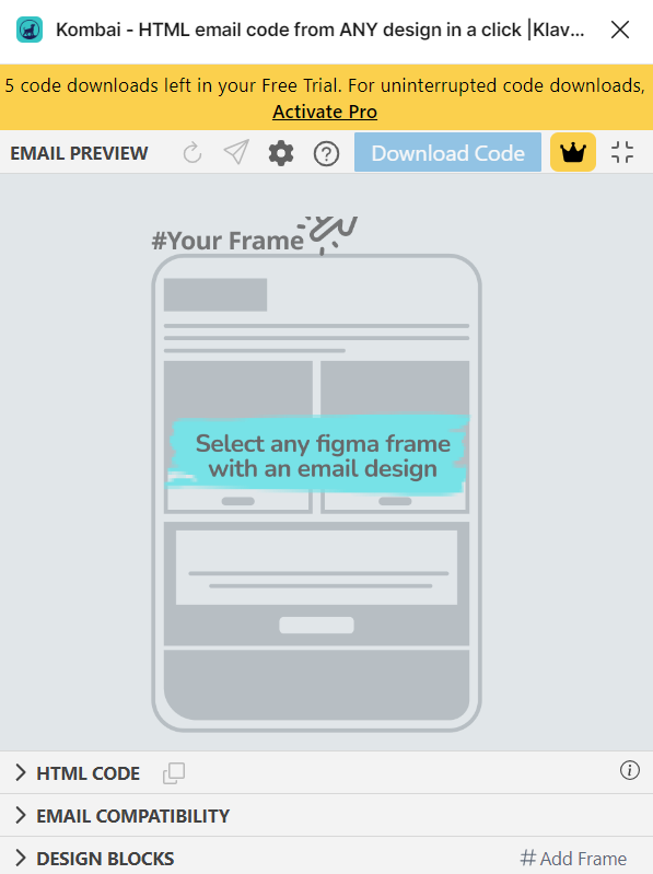 frame in Figma